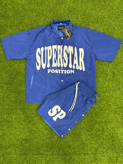 SP windbreaker 2 piece set BLUE