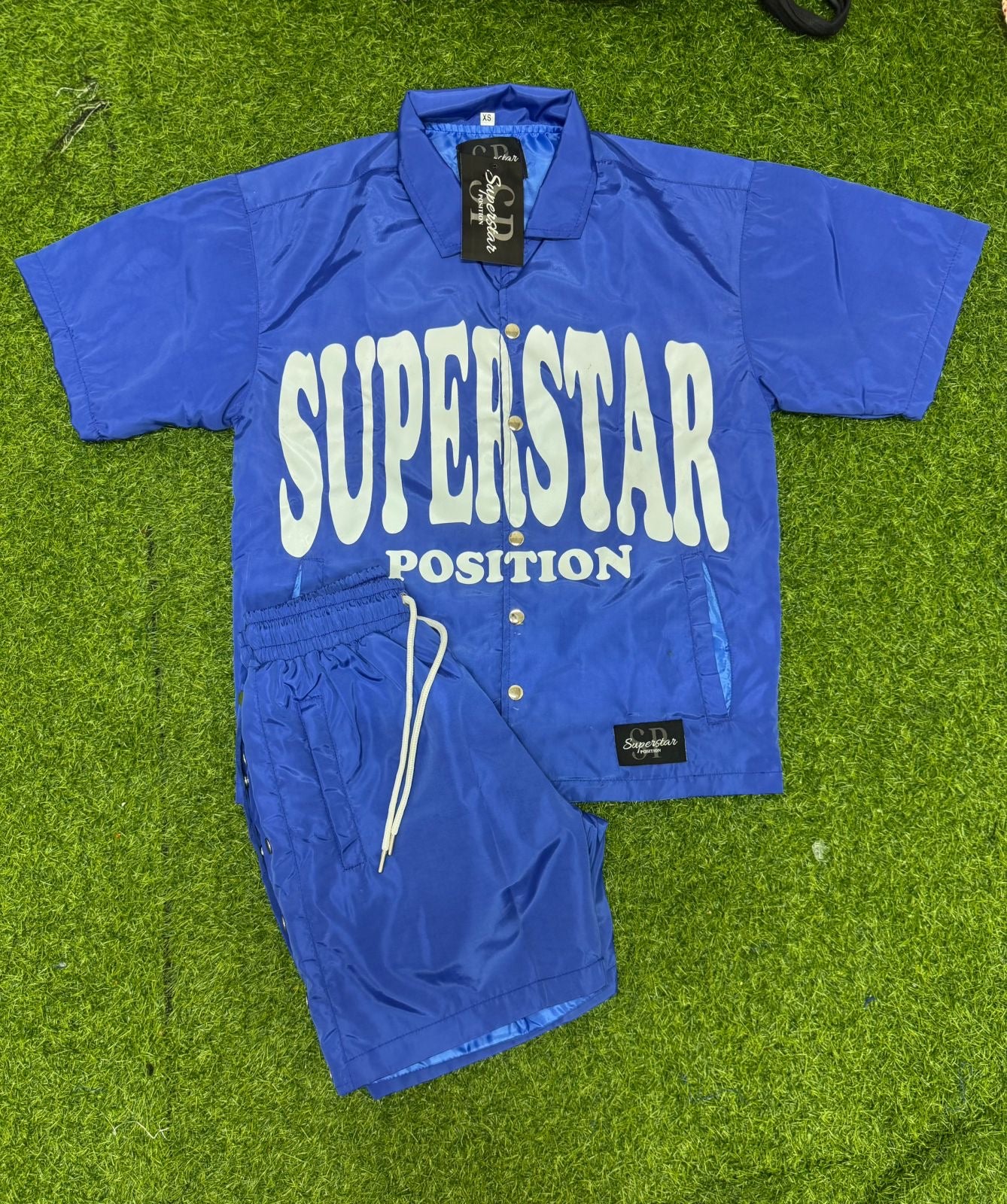 SP windbreaker 2 piece set BLUE