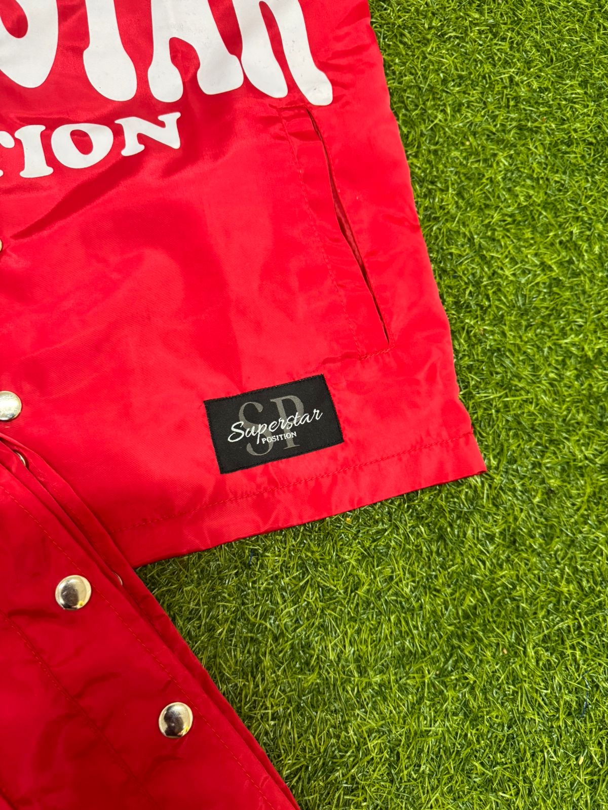 SP windbreaker two piece set RED